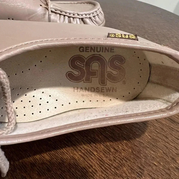 SAS Bounce Women's Lace Up Moc Toe Oxford Mocha Shoe Size 7 WW - Picture 7 of 8